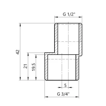 Эксцентрик Thermo Alliance Standart 1/2