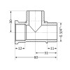 Тройник Thermo Alliance Standart 3/4