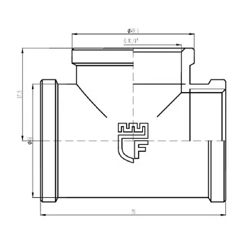 Тройник Thermo Alliance Forte 1