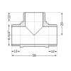 Тройник Thermo Alliance Standart 3/4
