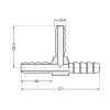 Тройник Thermo Alliance Standart 10 SD41710