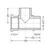Тройник Thermo Alliance Standart 1/2