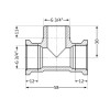 Тройник Thermo Alliance Standart 3/4