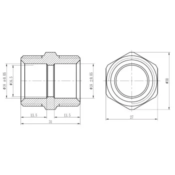 Муфта обтискна Thermo Alliance Forte 20х3/4