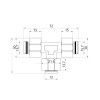 Тройник обжимной Thermo Alliance Standart 20х16х20 SD158W201620
