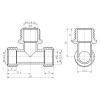 Тройник обтискний Thermo Alliance Forte 16х1/2