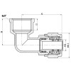 Уголок обжимной Thermo Alliance Forte 16х1/2