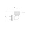 Кут обтискний Thermo Alliance Standart 20х3/4