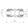 Муфта обтискна Thermo Alliance Forte 20 SF170W2020