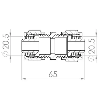 Муфта обжимная Thermo Alliance Forte 20 SF170W2020