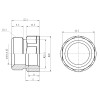 Муфта обжимная Thermo Alliance Forte 20х1/2