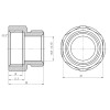 Муфта обжимная Thermo Alliance Forte 20х3/4