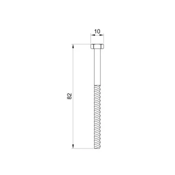 Крепеж унитаза Thermo Alliance Standart из нержавеющей стали S2 6x80 мм SD103S2SS