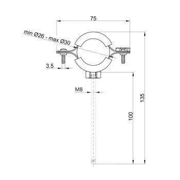 Хомут Thermo Alliance Forte 3/4