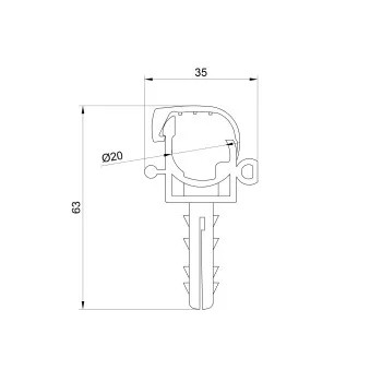 Крепеж Thermo Alliance 20 SD09920