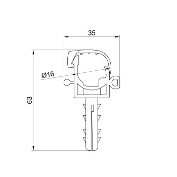 Крепеж Thermo Alliance 16 SD09916