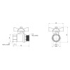 Кран шаровой Thermo Alliance Base 1/2
