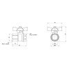 Кран шаровой Thermo Alliance Base 1/2