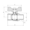 Кран кульовий Thermo Alliance Forte 1