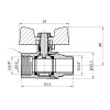 Кран шаровой Thermo Alliance Base 3/4