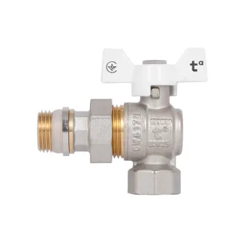 Кран Американка Thermo Alliance Standart з антипротіканням кутовий 1/2 PN40 конус SD901NW15PN40