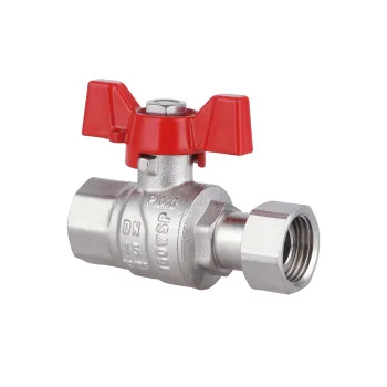 Кран шаровой с накидной гайкой Thermo Alliance Forte 1/2
