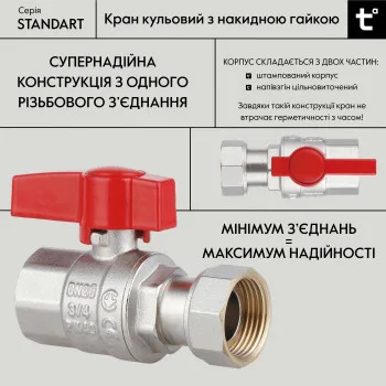 Кран шаровой Thermo Alliance Standart 3/4