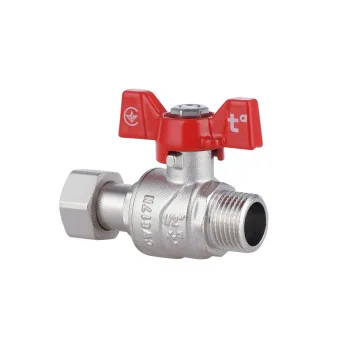 Кран шаровой с накидной гайкой Thermo Alliance Forte 1/2