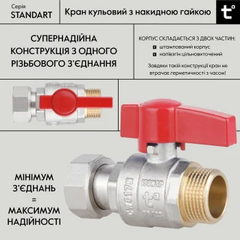 Кран шаровой Thermo Alliance Standart 3/4