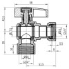 Кран кульовий Thermo Alliance Standart 3/4