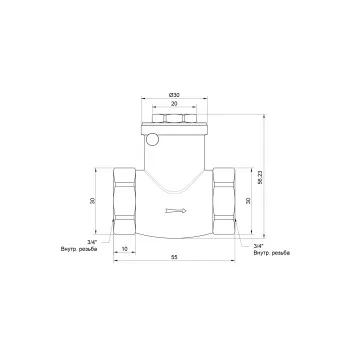 Зворотний клапан Thermo Alliance Standart 3/4