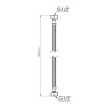 Шланг для воды Thermo Alliance Standart 20 см NYLON 1/2