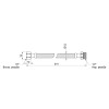 Гибкая подводка для воды Thermo Alliance Standart 30 см ГШ SD398W30
