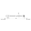 Гибкая подводка для воды Thermo Alliance Standart 60 см ГШ SD398W60