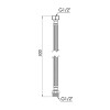 Гибкая подводка для воды Thermo Alliance Forte ВН 30 см SF392W30
