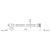 Гибкая подводка для воды Thermo Alliance Standart 20 см ГШ SD398W20