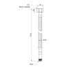 Гибкая подводка для воды Thermo Alliance Standart М10 150 см (пара) SD396W150