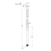 Гибкая подводка для воды Thermo Alliance Standart М10 80 см (пара) SD396W80L