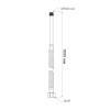 Шланг для подключения смесителя Thermo Alliance Standart (пара) 100 см NYLON M10x1/2