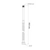 Шланг для підключення змішувача Thermo Alliance Standart (пара) 40 см NYLON M10x1/2