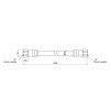 Шланг для газа Thermo Alliance Standart белый 1/2