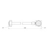 Шланг залив Thermo Alliance Standart для пральної машини 350 см SD095W350