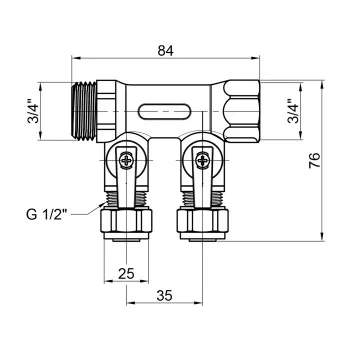 Колектор Thermo Alliance Standart 3/4