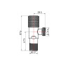 Кран кутовий (круг) Thermo Alliance Standart 1/2