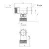 Кран приборный шаровой Thermo Alliance Standart 1/2