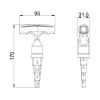 Калібратор з тріскачкою Thermo Alliance для м/п труб d16-32 STD-404