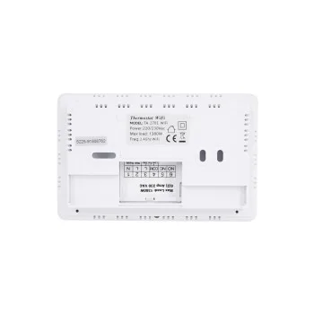 Недельный программируемый термостат Thermo Alliance ТА-2701WiFi сенсорный c WiFi