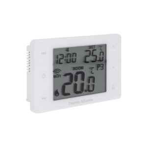 Недельный программируемый термостат Thermo Alliance ТА-2701WiFi сенсорный c WiFi