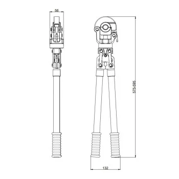Инструмент для пресс-фитинга Thermo Alliance d16-32 ручной с поворотным механизмом STD-403