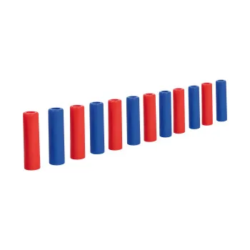 Комплект защитных втулок Thermo Alliance Standart на теплоизоляцию для трубы 16 мм (красная/синяя, 12 шт) + наклейки